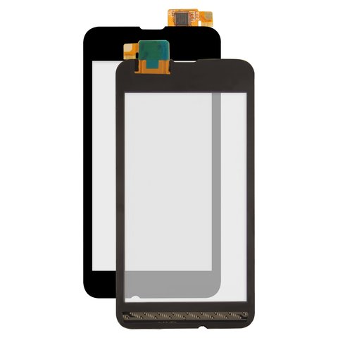 Touchscreen compatible with Nokia 530 Lumia, black, analog  #Synaptics S2333B 44110572 AHFY891
