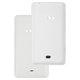 Housing Back Cover compatible with Nokia 625 Lumia, (white, with side button)