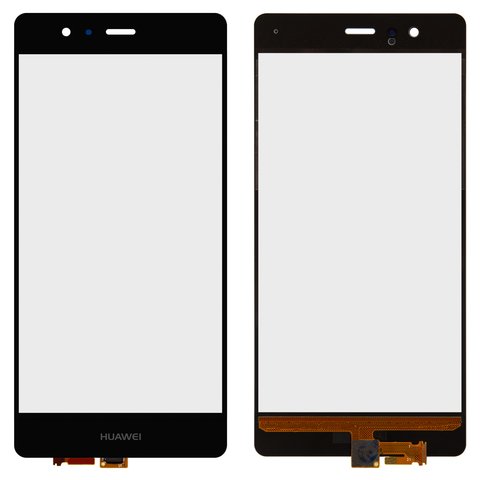 Touchscreen compatible with Huawei P9, black 