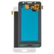 LCD compatible with Samsung J510 Galaxy J5 (2016), (white, without frame, High Copy, with wide edge, (OLED))