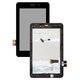 LCD compatible with Asus FonePad ME371 MG, (black, with frame)