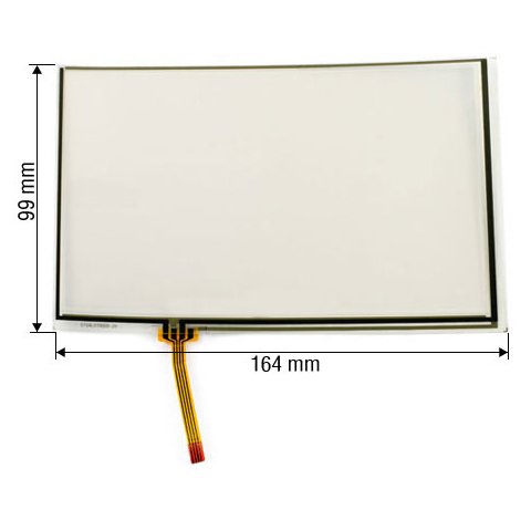 7"  Flexible Resistive Touch Screen Panel