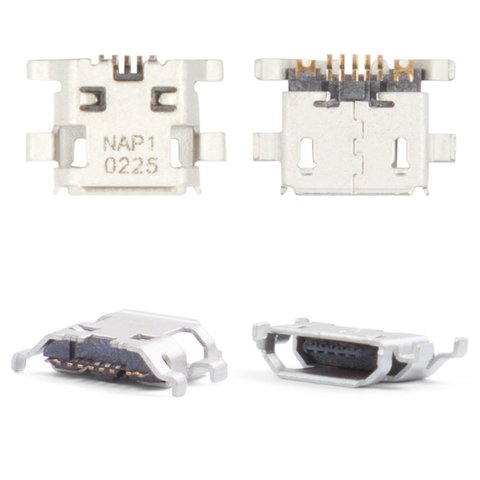 Charge Connector compatible with Blackberry 9800, 9810, 7 pin, micro USB type B 