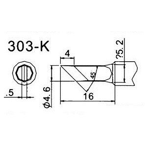 Soldering Tip Quick 303 K