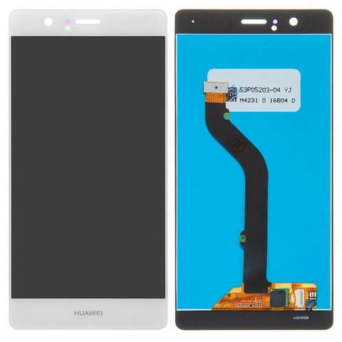 LCD compatible with Huawei G9 Lite, P9 Lite, white, without frame, High Copy, VNS L21 VNS L31 