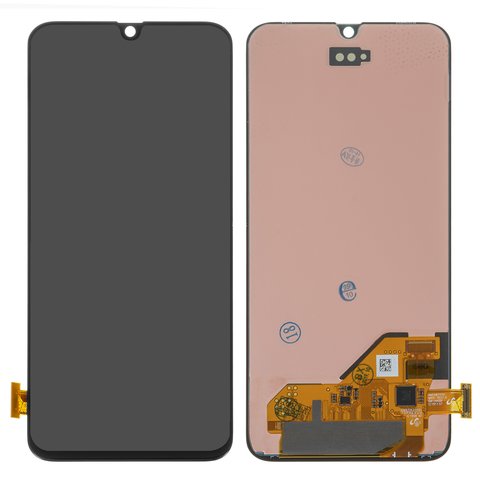 LCD compatible with Samsung A405 Galaxy A40, black, without frame, original change glass 