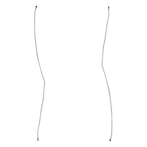 Flat Cable compatible with Samsung A505F DS Galaxy A50, coaxial RF cable, white, 177.3 mm 