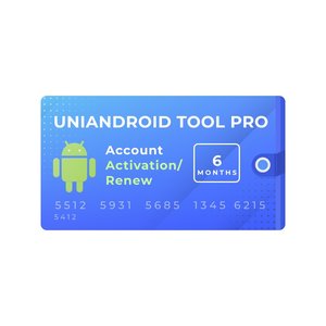 Активация аккаунта Продление доступа к UniAndroid Tool Pro на 6 месяцев