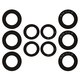 Camera Lens compatible with Samsung A536 Galaxy A53 5G, (black, without frame, set 5 pcs.)
