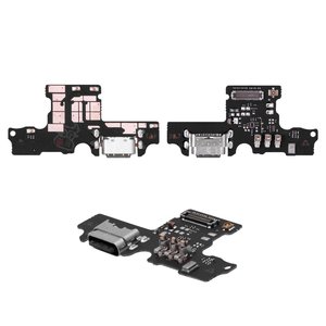 Flat Cable compatible with ZTE Blade 20 Smart, charge connector, with microphone, High Copy, charging board, V1050 V2050 