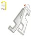 Holder Baseus Portable Series Folding Moon, (white, folded, desktop, plastic) #B10556600211-00