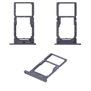 SIM Card Holder compatible with Samsung A256 Galaxy A25, black, brave black 
