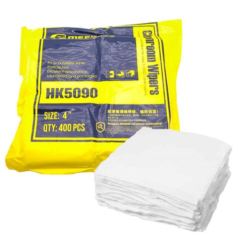 Microfiber Cloth Mechanic HK5090, for dust and fingerprints removing, 400 pcs., 100*100 mm 