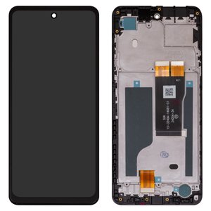 LCD compatible with ZTE Nubia Music Z2353 , black, with frame, High Copy, 15 3240A 14681 51 