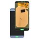 Pantalla LCD puede usarse con Samsung J730 Galaxy J7 (2017), plateado, azul claro, sin marco, Original, empaque industrial, #GH97-20801B/GH97-20736B