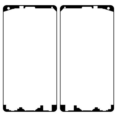 Etiqueta del cristal táctil del panel cinta adhesiva doble  puede usarse con Samsung N910H Galaxy Note 4
