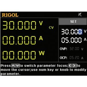 Software RIGOL HIRES DP700 para fuentes de alimentación de seie RIGOL DP700
