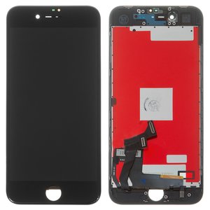 Pantalla LCD puede usarse con iPhone 8, iPhone SE 2020, negro, con marco, AAA, Tianma, con plásticos de cámara y sensor de acercamiento