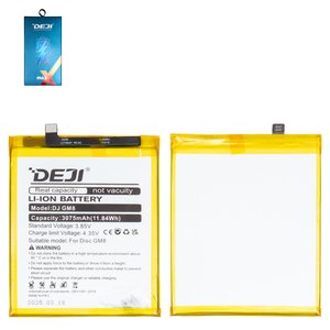 Batería Deji G005 puede usarse con General Mobile GM 8, Li ion, 3.85 V, 3075 mAh