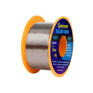 Estaño Mechanic M60, Sn 60% , Pb 40%, flux 1 3%, 0,8 mm, 40 g