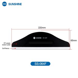 Espátula Sunshine SS 064F, para pegar películas, 220 mm, plástico, negro
