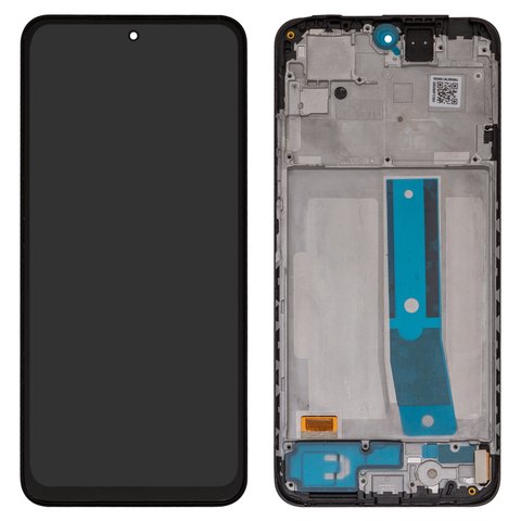 Pantalla LCD puede usarse con Xiaomi Redmi Note 11, negro, con marco, High Copy, OLED