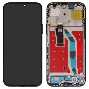 Pantalla LCD puede usarse con Huawei Honor 200 Lite, negro, con marco, Original PRC , LLY NX1