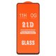 Vidrio de protección templado puede usarse con Motorola Moto G32, Moto G62 5G, Moto G73 XT2237; Oppo Reno4 4G, Full Glue, (sin embalaje, sin pañuelos), negro
