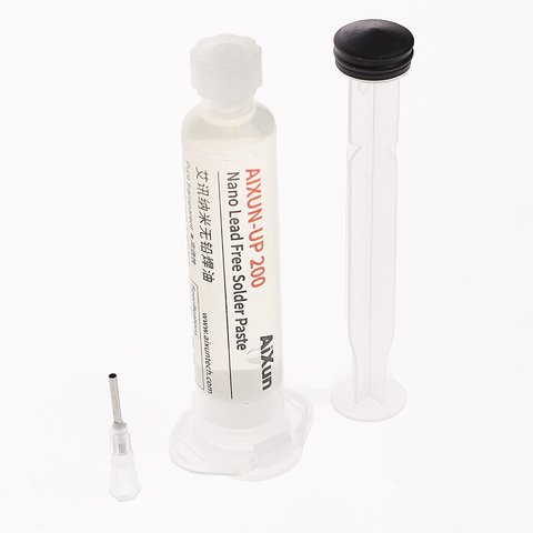 Fundente en pasta Aixun AX UP200, sin estaño, 20 ml