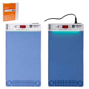 Alfombra de calentamiento para desarme separador  Kingmax PCB14, con iluminación, 250*380 mm, 50 120°C, 5V 500mAh