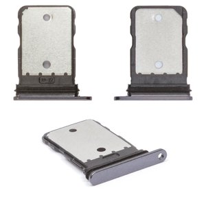 Sujetador de tarjeta SIM puede usarse con Google Pixel 7 Pro, negro, obsidian