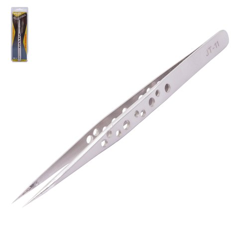 Pinzas para smd Kingmax JT 11, recta, 140 mm