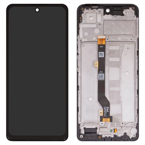 Pantalla LCD puede usarse con Infinix Hot 40 X6836 , negro, con marco, High Copy, TXD1680EBQPX 26