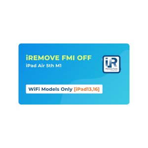iRemove FMI OFF iPad Air 5th M1 solamente modelos WiFi [iPad13,16]