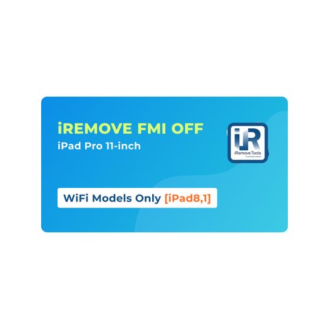 iRemove FMI OFF iPad Pro 11 inch solamente modelos WiFi [iPad8,1]