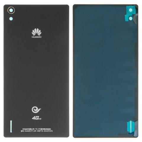 Задняя панель корпуса для Huawei Ascend P7, черная