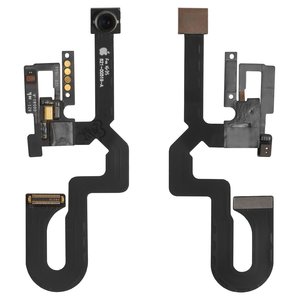 Шлейф для iPhone 7 Plus, з сенсором наближення, з конектором, з камерою