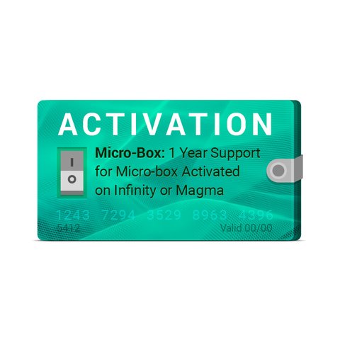Micro Box: Активация поддержки на 1 год для Infinity или Magma с активацией Micro Box