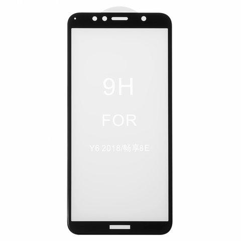 Защитное стекло All Spares для Huawei Honor 7A 5,45", 5D Full Glue, черный, cлой клея нанесен по всей поверхности
