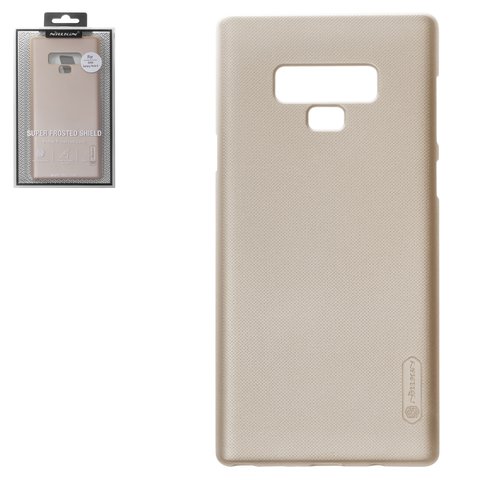 Чехол Nillkin Super Frosted Shield для Samsung N960 Galaxy Note 9, золотистый, с подставкой, матовый, пластик, #6902048160866