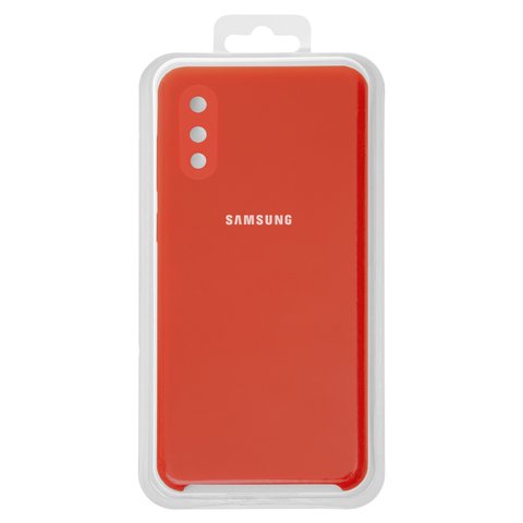 Чохол для Samsung A022F Galaxy A02, червоний, Original Soft Case, силікон, red 14 