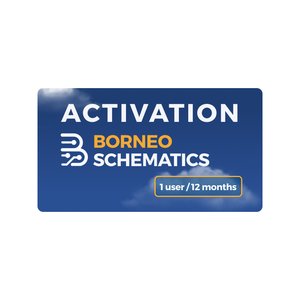 Активація Borneo Schematics 1 користувач 12 місяців 