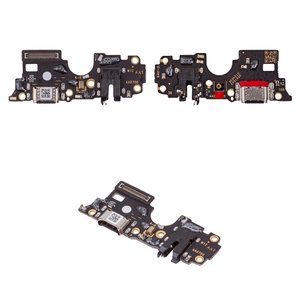 Шлейф для Oppo A16, A16s, A54 4G, A54s, коннектора наушников, коннектора зарядки, с микрофоном, High Copy, плата зарядки