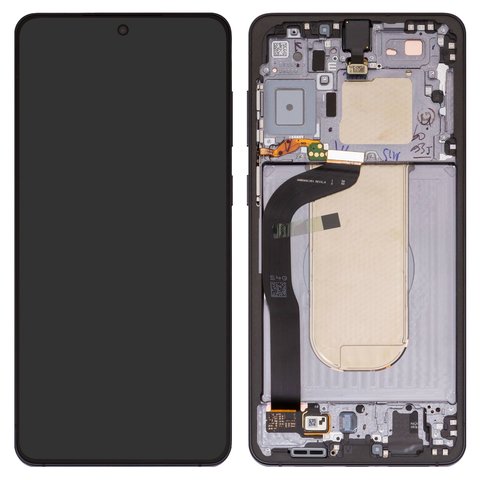 Дисплей для Samsung S937 Galaxy S25 Edge, черный, с рамкой, Original PRC , titanium jetblack