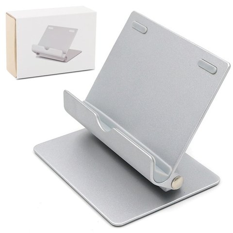 Держатель FL 58, портативный, настольный, выдвижной, серый, алюминиевый