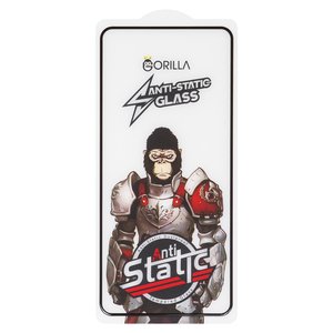 Защитное стекло для Google Pixel 4a 5G, совместимо с чехлом, Full Glue, Anti Static, черный, gorilla