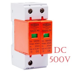 Пристрій захисту від імпульсних перенапруг TOMZN TZG40 PV, 2P, 500 В, PV