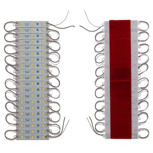 Светодиодный модуль-лента SMD 5050, 20 шт. по 3 светодиода (теплый белый, самоклеющийся, 1200 лм, 12 В, IP65) Светодиодный модуль-лента SMD 5050, 20 шт. по 3 светодиода (теплый белый, самоклеющийся, 1200 лм, 12 В, IP65)