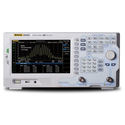 Аналізатор спектру RIGOL DSA832 TG