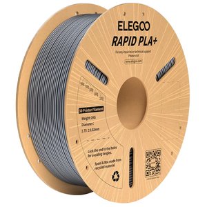 Філамент ELEGOO RAPID PLA+, сріблястий silver , 1 кг